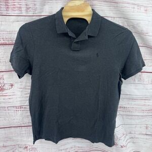 Polo Ralph Lauren  Polo Shirt XL Charcoal Gray Heather Short Sleeve Cotton